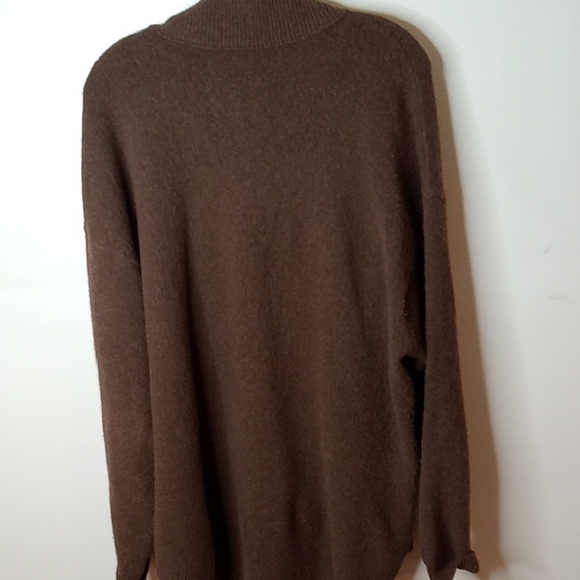 Aerie Women's Size Medium Deep Brown Button-Up Cardigan. Knobby - Picture 6 of 11